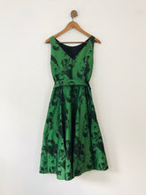 Load image into Gallery viewer, Phase Eight Women&#39;s Floral Belted Midi Dress | UK10 | Green
