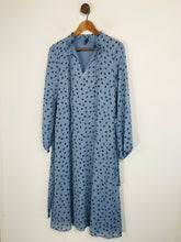 Load image into Gallery viewer, Y.A.S Women&#39;s Floral Long Sleeve Shift Dress | M UK10-12 | Blue
