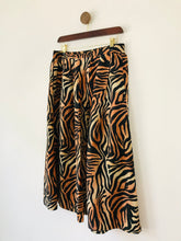 Load image into Gallery viewer, Pacific Silk &amp; Studio Women’s Vintage Silk Midi Skirt | M | Brown Black
