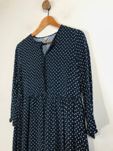 Load image into Gallery viewer, Jigsaw Women&#39;s Long Sleeve Shift Dress | UK8 | Blue
