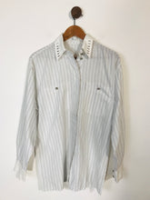 Load image into Gallery viewer, Betty Barclay Women&#39;s Cotton Striped Button-Up Shirt | UK10 | White
