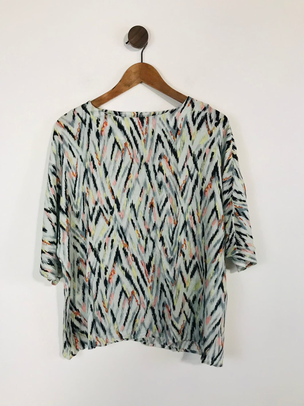 Warehouse Women's Multicoloured stripes Blouse | UK16 | Multicolour
