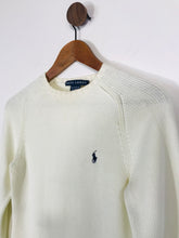 Load image into Gallery viewer, Ralph Lauren Women&#39;s Cotton Jumper | S UK8 | White
