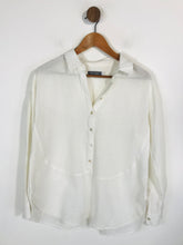 Load image into Gallery viewer, Mint Velvet Women&#39;s Cotton Ribbed Blouse | UK10 | White
