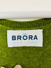 Load image into Gallery viewer, Brora Women’s Cashmere Knit Sweater Vest | UK12 | Green
