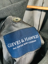 Load image into Gallery viewer, Gieves &amp; Hawkes Men&#39;s Wool Smart Blazer Jacket | 38S | Grey
