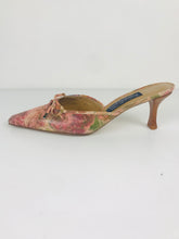 Load image into Gallery viewer, Russell &amp; Bromley Women&#39;s Floral Stewart Weitzman Heels | US8.5 UK6.5 | Pink
