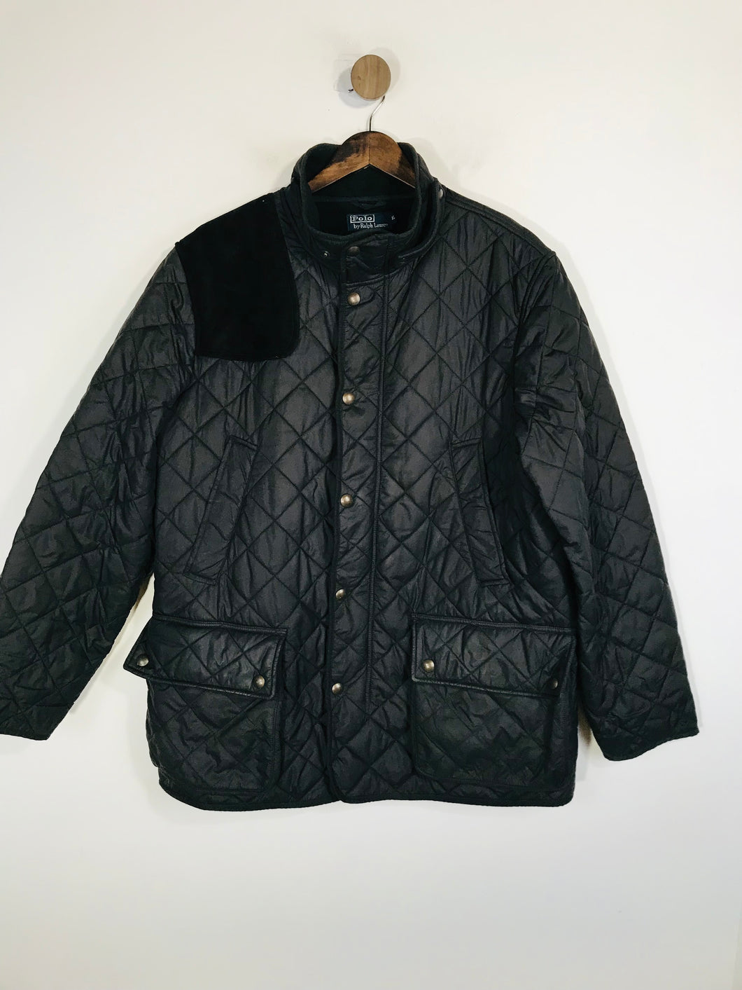 Ralph Lauren Men's Fleece lined Quilted Jacket | XL | Brown