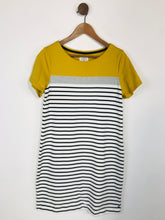 Load image into Gallery viewer, Joules Women&#39;s Striped Jersey T-Shirt A-Line Dress | UK14 | White
