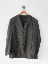 Load image into Gallery viewer, Zegna Men’s Wool Blazer Suit Jacket | 46 XL | Brown
