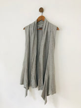 Load image into Gallery viewer, Phase Eight Women&#39;s Waterfall Front Sleeveless Cardigan | M UK10-12 | Grey
