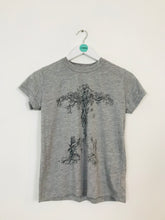 Load image into Gallery viewer, Hussein Chalayan Women’s T-Shirt | M UK12 | Grey
