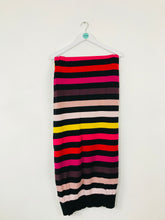 Load image into Gallery viewer, Sonia Rykiel H&amp;M Women’s Stripe Knit Scarf Shawl | One Size | Multicolour

