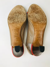 Load image into Gallery viewer, Spice London Women&#39;s Leather Heels | EU40 UK7 | Beige
