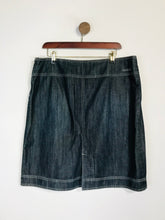 Load image into Gallery viewer, Seasalt Women&#39;s Denim A-Line Skirt | UK16 | Blue
