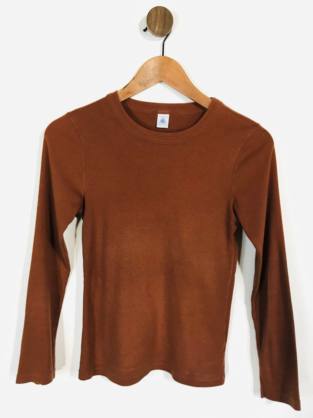 Petit Bateau Women's Long Sleeve T-Shirt | 14a | Brown