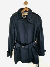 Load image into Gallery viewer, Aquascutum Women&#39;s Cotton Trench Coat | IT44 UK12 | Blue
