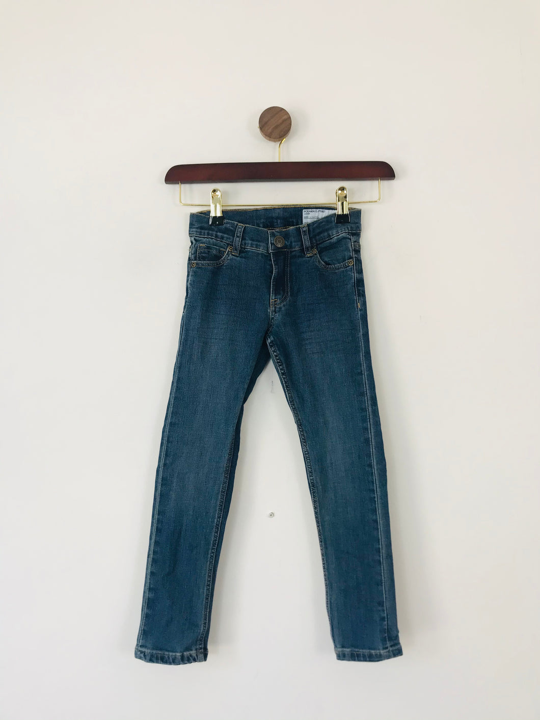 Polarn O. Pyret Kid’s Slim Jeans | 5-6 Years | Blue