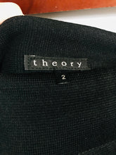 Load image into Gallery viewer, Theory Women&#39;s Wool Mini Skirt | US2 UK6 | Black
