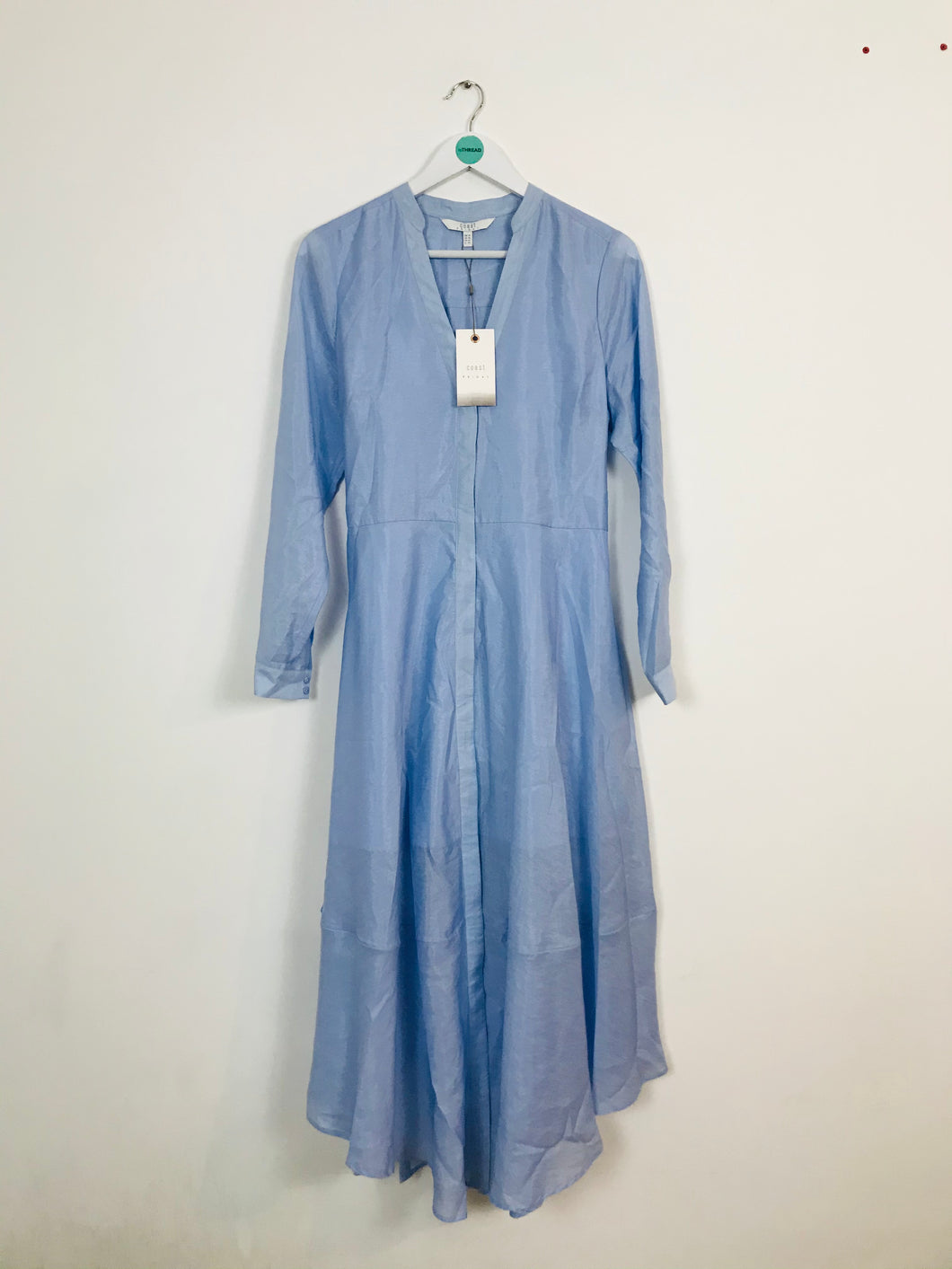 Coast Women’s Maxi Shirt Dress NWT | UK14 | Blue