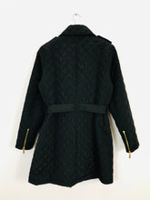 Load image into Gallery viewer, Michael Kors Women’s Quilted Overcoat | UK 10-12 M | Black

