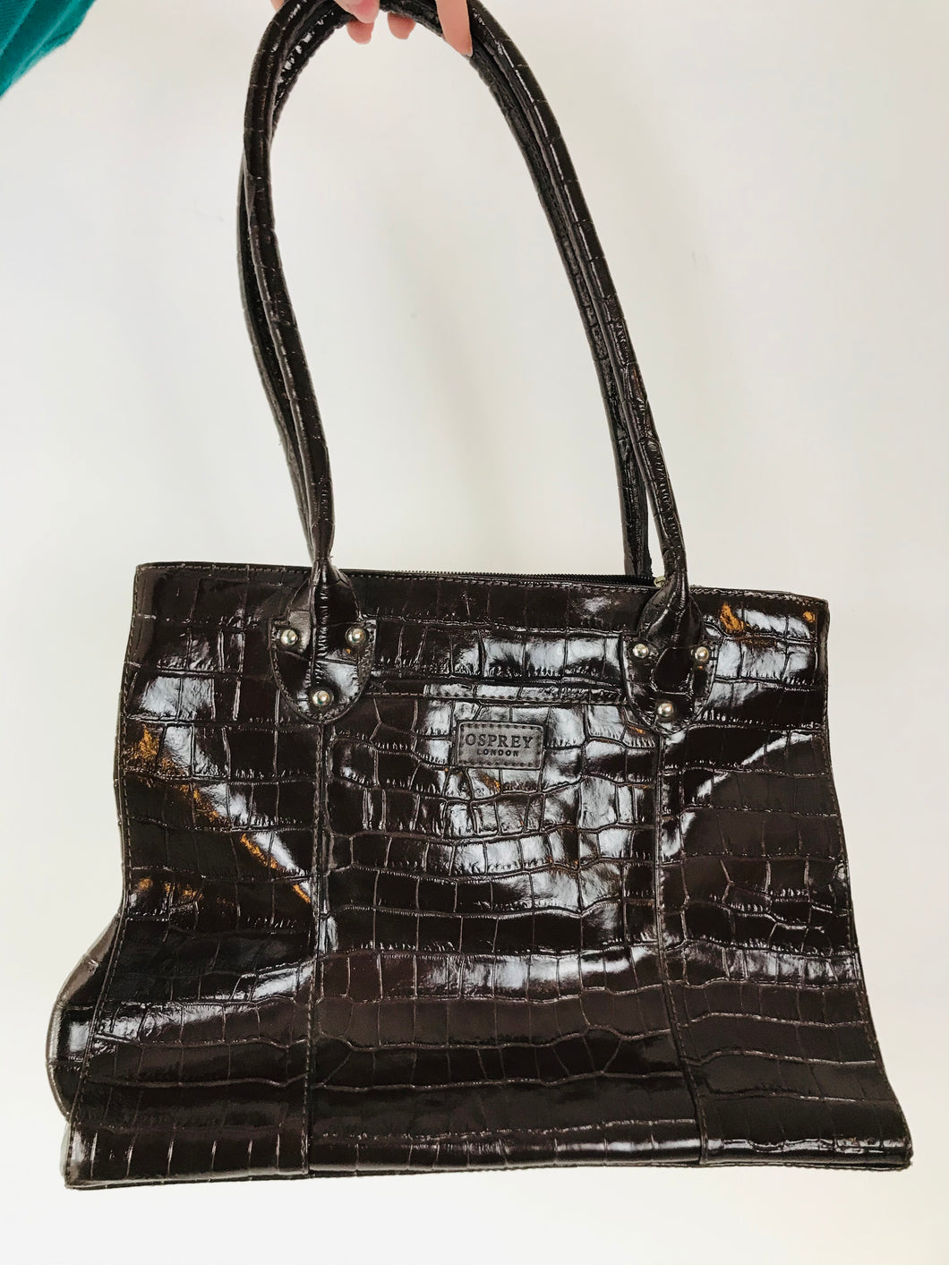 Osprey Women’s Leather Shoulder Bag Handbag | Medium | Brown