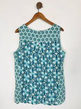 Load image into Gallery viewer, White Stuff Women&#39;s Floral Tank Top | UK12 | Blue
