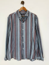 Load image into Gallery viewer, French Connection Men&#39;s Striped Button-Up Shirt | XL | Multicolour
