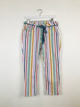 Load image into Gallery viewer, Red Button Womens Jeans | EU40 UK12 W32 L25 | Multicolour Stripes
