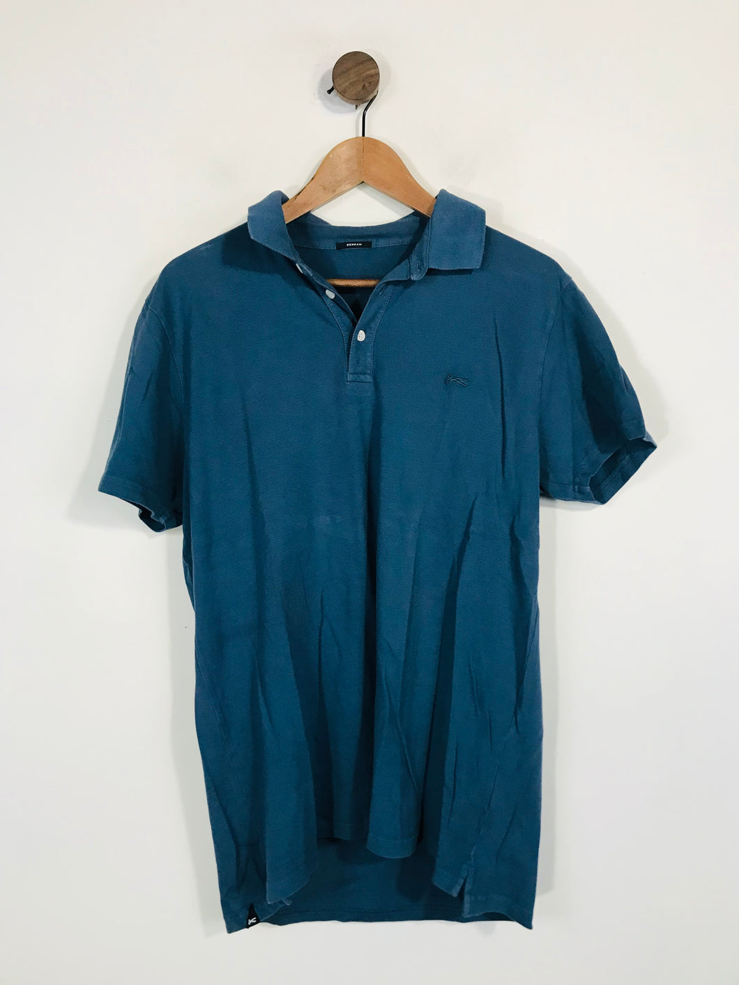 Denham Men's Polo Shirt | L | Blue
