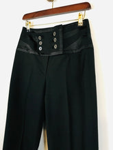 Load image into Gallery viewer, Karen Millen Women&#39;s Corset Ruched Smart Trousers | UK10 | Black
