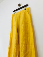 Load image into Gallery viewer, John Lewis Women&#39;s Linen Culottes Trousers | UK14 | Yellow

