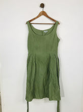 Load image into Gallery viewer, Jigsaw Women&#39;s A-Line Dress | UK14 | Green
