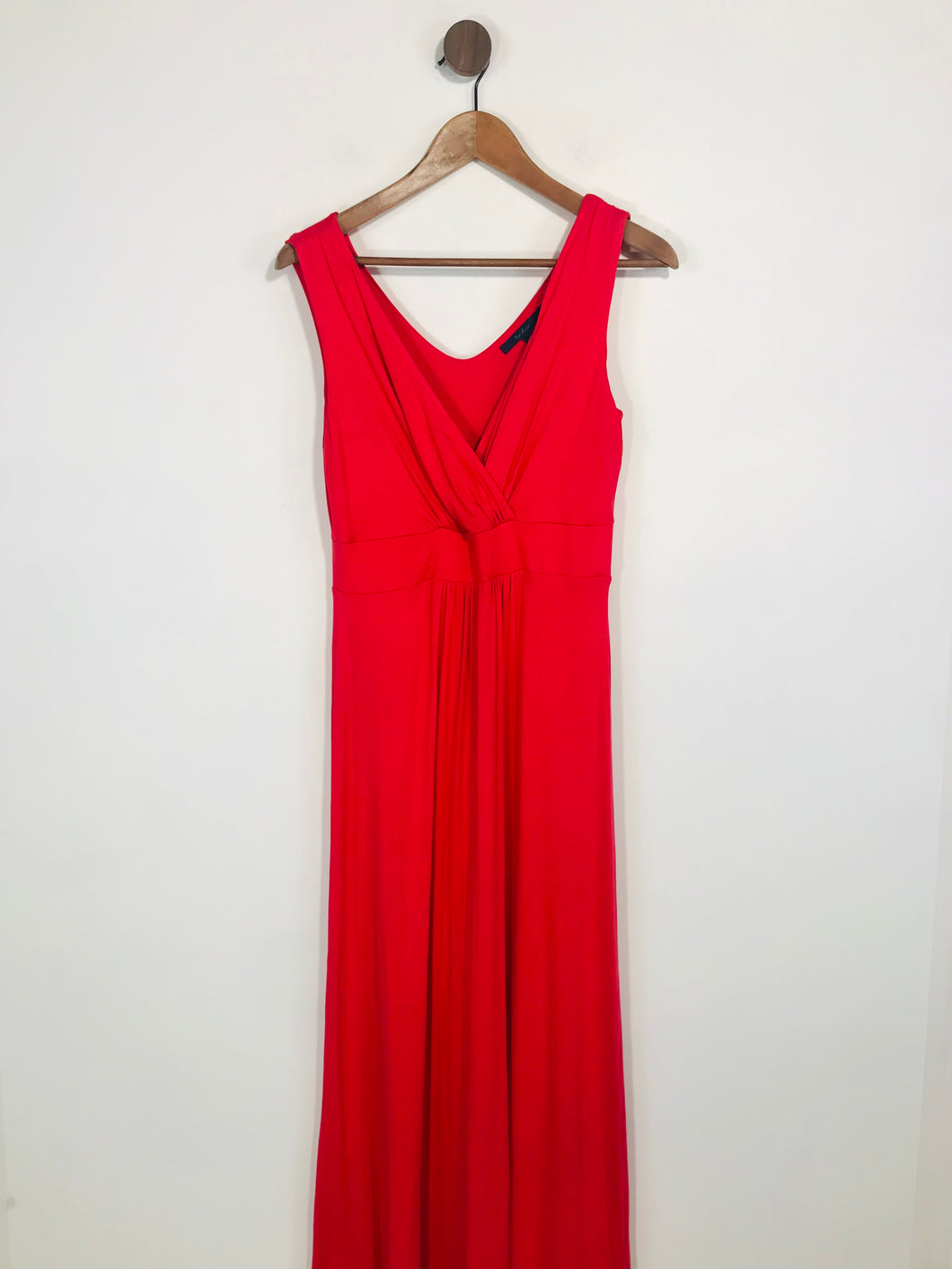 Boden Women's V-Neck Maxi Dress | UK12 | Pink