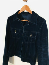 Load image into Gallery viewer, French Connection Women&#39;s Corduroy Denim Jacket | S UK8 | Blue
