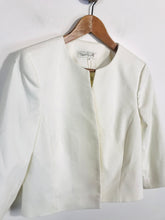 Load image into Gallery viewer, Damsel in a dress Women&#39;s Crop Blazer Jacket NWT | UK12 | White
