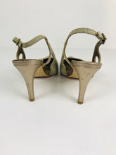 Load image into Gallery viewer, Lisa Kay Women&#39;s Sling Back Heels | EU38.5 UK5.5 | Beige
