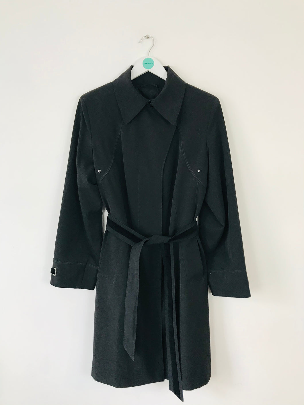 Marina Rinaldi Women’s Tie Overcoat | 21 UK16 | Black