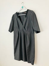 Load image into Gallery viewer, Carmakoma Women’s Oversized V-Neck Wrap Pleated Dress | Plus S UK16 | Grey

