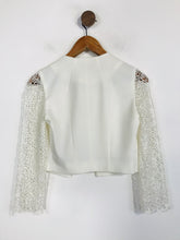 Load image into Gallery viewer, Miss Selfridge Women&#39;s Lace Blazer Jacket | UK6 | White
