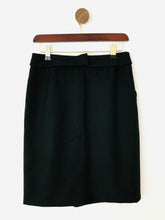Load image into Gallery viewer, Jigsaw Women&#39;s Wool Pleated Pencil Skirt  | UK8 | Black
