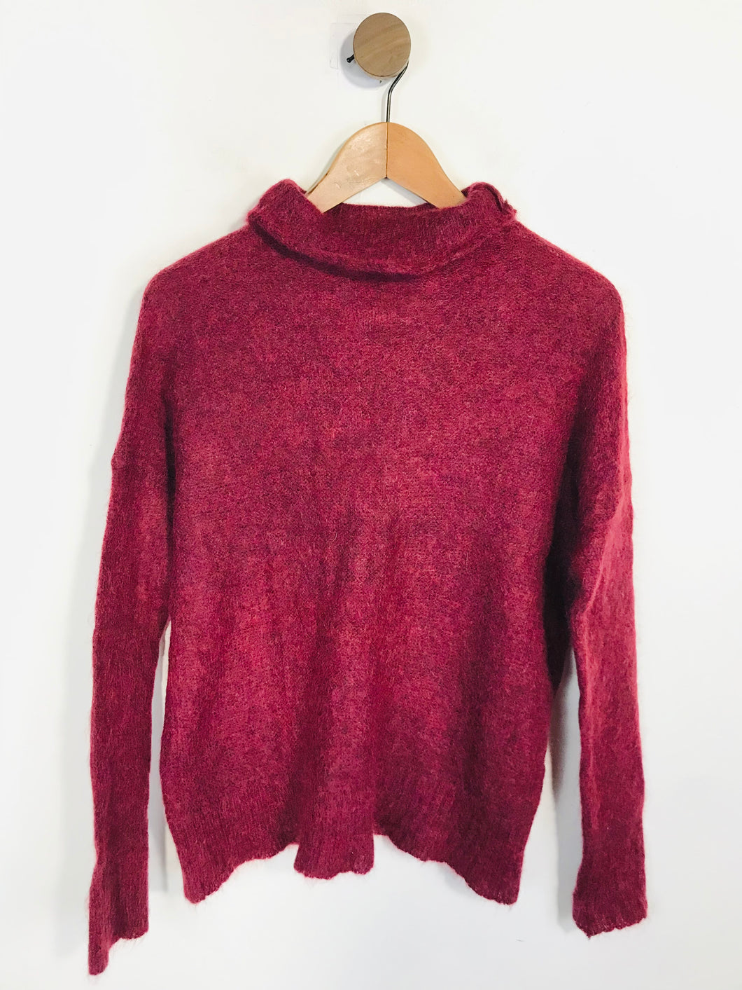 Brora Women's Wool Mohair Jumper | UK8/10 | Red