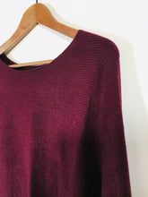 Load image into Gallery viewer, Magnificio Women&#39;s Ribbed Jumper | UK14 | Purple
