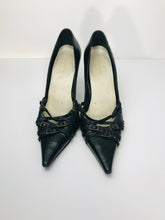 Load image into Gallery viewer, River Island Women&#39;s Leather Smart Heels | EU40 UK7 | Black
