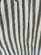 Load image into Gallery viewer, Max Studio Women&#39;s Cotton Striped Shirt Dress | L UK14 | Grey
