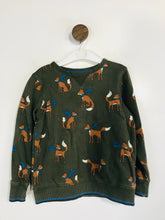Load image into Gallery viewer, John Lewis Kid&#39;s Animal Print Sweatshirt | 4 Years | Green
