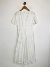 Load image into Gallery viewer, Great Plains Women&#39;s Boho Pleated A-Line Dress | S UK8 | White
