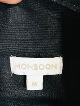 Load image into Gallery viewer, Monsoon Women&#39;s Crop Cardigan | M UK10-12 | Black
