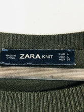 Load image into Gallery viewer, Zara Women&#39;s Knit Jumper | L UK14 | Green
