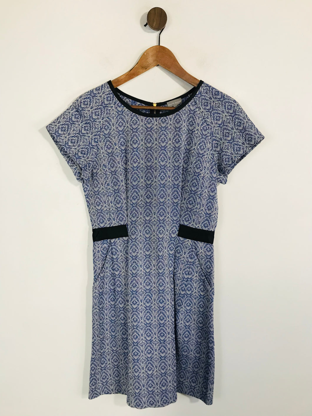 Oliver Bonas Women's Woven A-Line Dress | UK10 | Blue